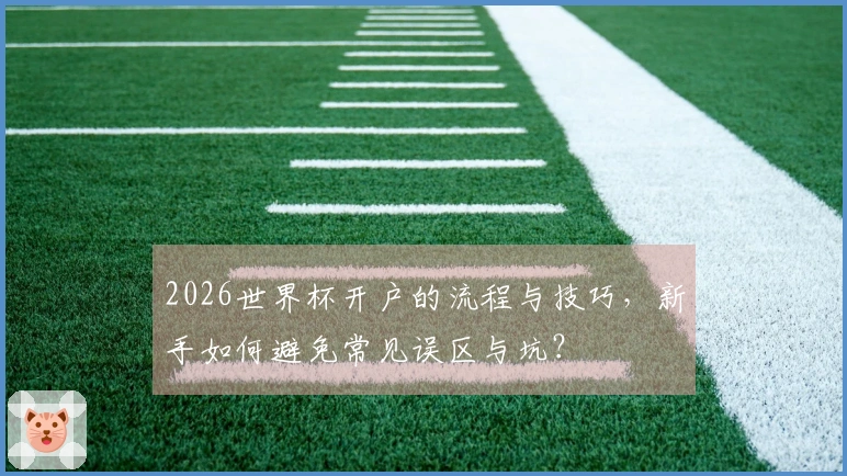 2026世界杯开户的流程与技巧，新手如何避免常见误区与坑？