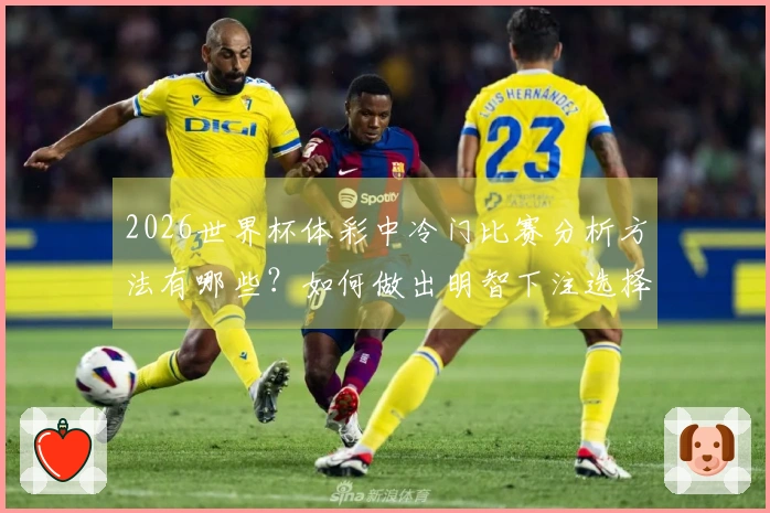 2026世界杯体彩中冷门比赛分析方法有哪些？如何做出明智下注选择？