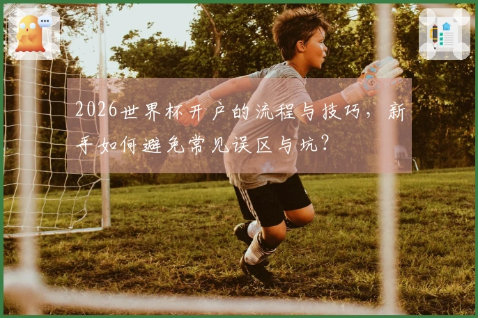 2026世界杯开户的流程与技巧，新手如何避免常见误区与坑？