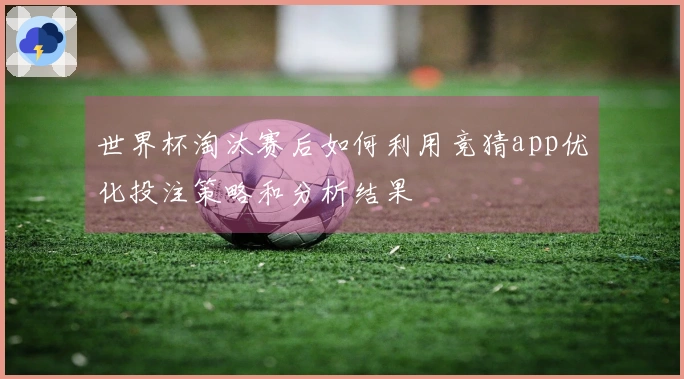 世界杯淘汰赛后如何利用竞猜app优化投注策略和分析结果